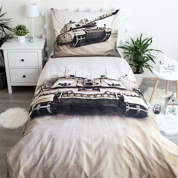 Detská posteľná bielizeň Jerry Fabrics Tank 140 × 200 cm ...
