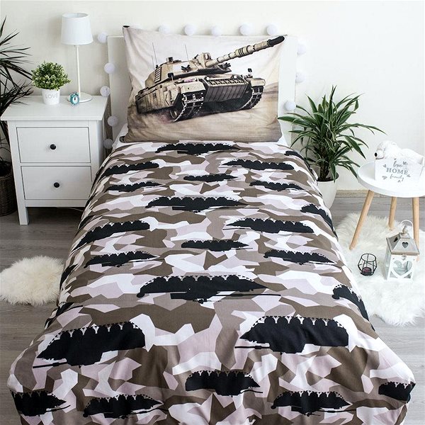 Detská posteľná bielizeň Jerry Fabrics Tank 140 × 200 cm ...