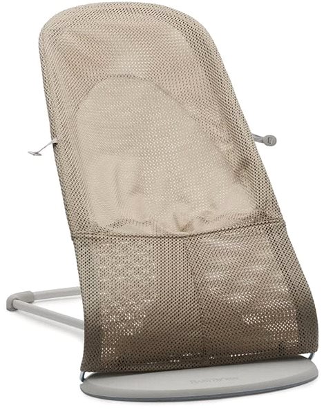 Pihenőszék Babybjörn Balance Soft Grey Beige/White mesh, világosszürke kialakítással Jellemzők/technológia