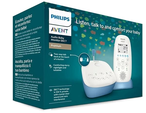 Bébiőr Philips AVENT Baby DECT Monitor SCD735 ...