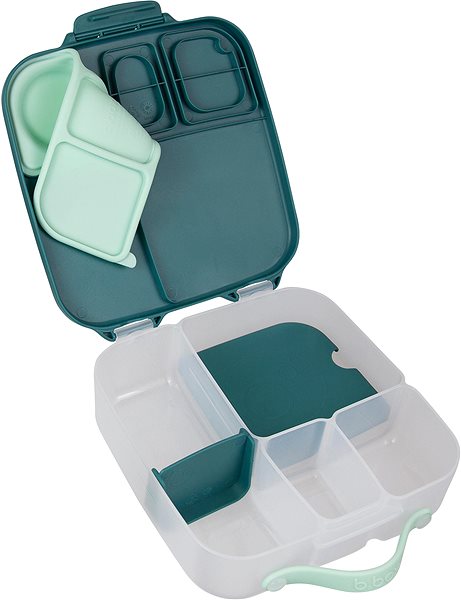 Uzsonnás doboz B.Box Snack box, nagy - smaragdzöld/erdőzöld Jellemzők/technológia