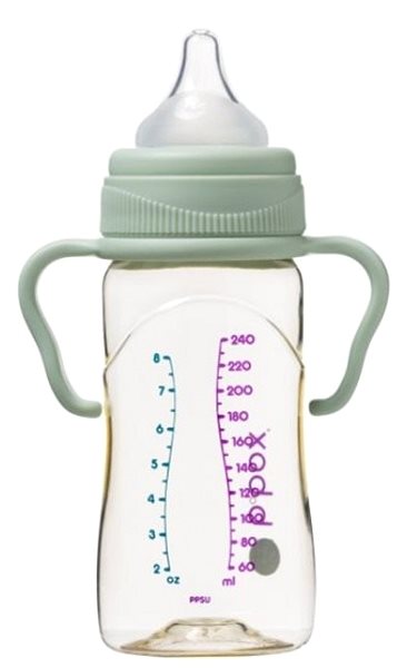 Dojčenská fľaša B.Box Antikoliková dojčenská fľaša 240 ml – zelená Screen