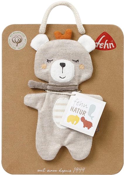 BABY FEHN Knitted teddy bear .