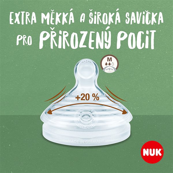Savička NUK For Nature savička vel M, 2 ks ...