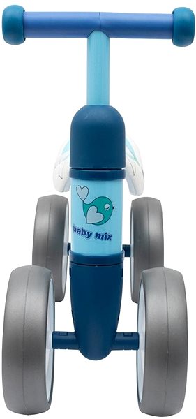 Odrážadlo BABY MIX detské odrážadlo Baby Bike modré Zadná strana
