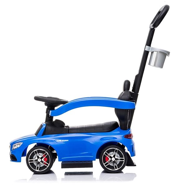 Balance Bike BABY MIX Balance Bike with Guide Bar  Mercedes-Benz AMG C63 Coupe Blue Lateral view