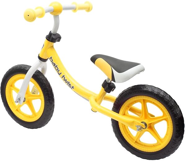 Športové odrážadlo BABY MIX detské odrážadlo koleso Twist žlté Bočný pohľad