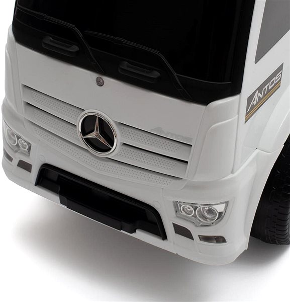 Futóbicikli BABY MIX Gyermek futóbicikli hanggal Mercedes kamion fehér Jellemzők/technológia