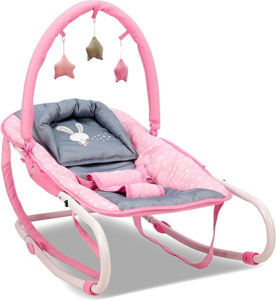 Pihenőszék ASALVO Baby szék rabbit pink ...