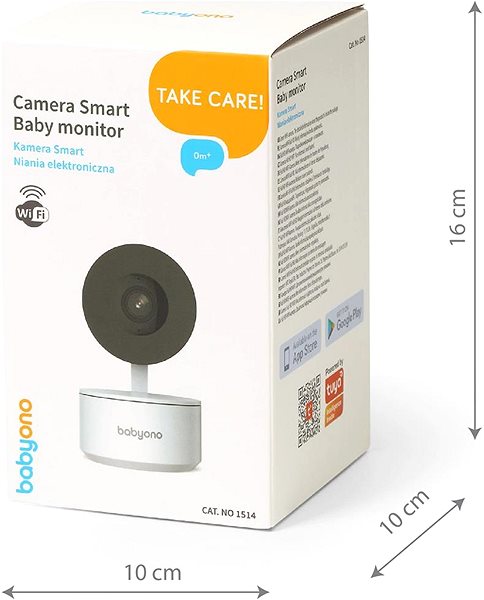 Detská pestúnka BabyOno Kamera Smart Full HD ...