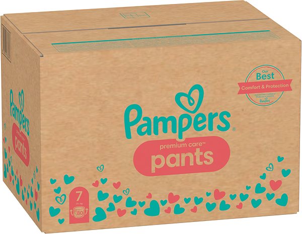Plienkové nohavičky PAMPERS Premium Care Pants veľkosť 7 (80 ks) ...