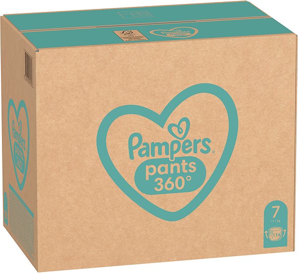 Plienkové nohavičky PAMPERS Pants veľkosť 7 (114 ks) ...