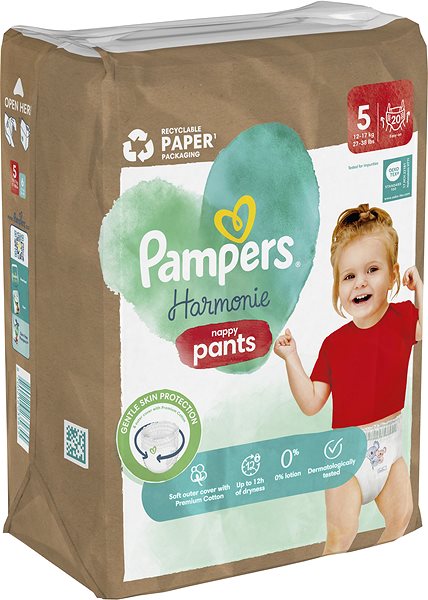 Plienkové nohavičky PAMPERS Pants Harmonie veľkosť 5 (20 ks) ...