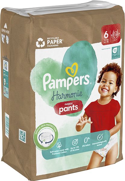 Plienkové nohavičky PAMPERS Pants Harmonie veľkosť 6 (19 ks) ...