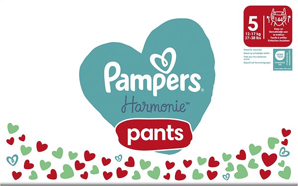 Plienkové nohavičky PAMPERS Pants Harmonie veľkosť 5 (144 ks) ...
