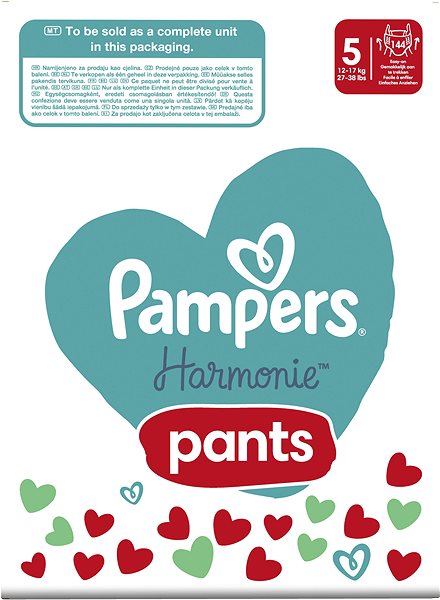 Plienkové nohavičky PAMPERS Pants Harmonie veľkosť 5 (144 ks) ...