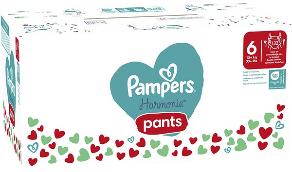 Plienkové nohavičky PAMPERS Pants Harmonie veľkosť 6 (132 ks) ...