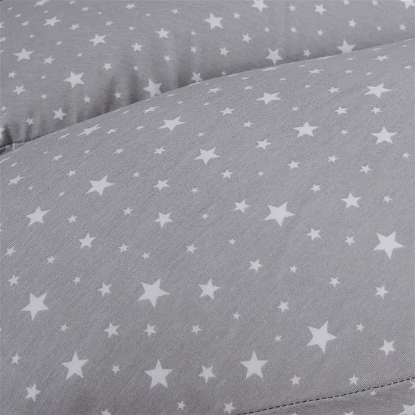 Szoptatós párna Ceba Cebuska Phisio Duo - jersey, grey stars, 300 cm ...
