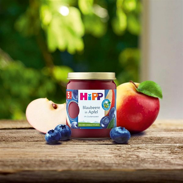 Snack HIPP Alma áfonyával 160 g .