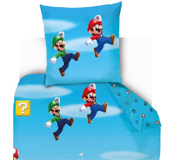 Ágynemű CARBOTEX Super Mario Bros 140 × 200 cm ...