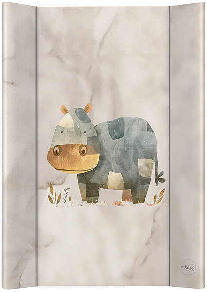 Prebaľovacia podložka CEBA Basic Cosy Hippo 2-hranná 50 × 70 cm ...