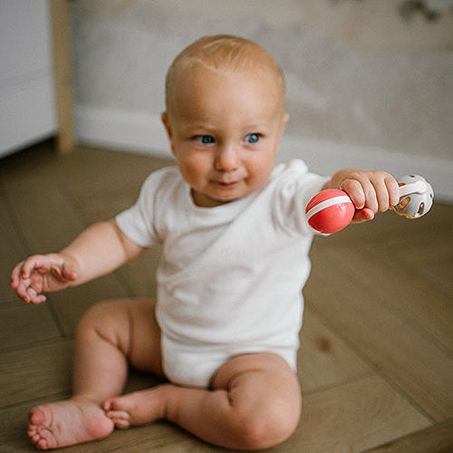 Csörgő BabyOno rágóka, Ball 3 m+ ...