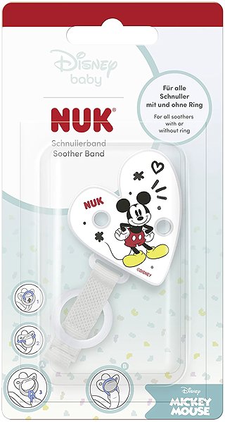 Klip na cumlík NUK stužka na cumlík Disney Mickey ...