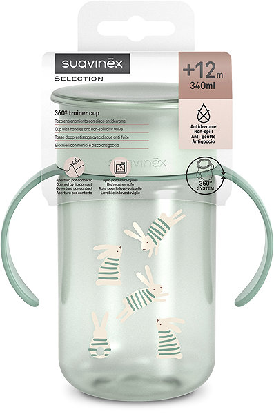 Tanulópohár Suavinex 360° Wonderland tanulópohár, 340 ml ...