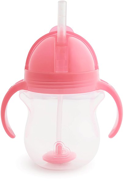 Tanulópohár Munchkin Click Lock™ Tip & Sip pohár, 207 ml, 6m+, rózsaszín ...