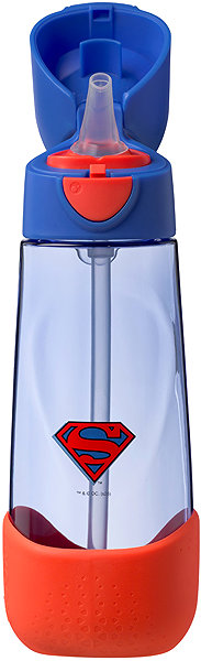 Detská fľaša na pitie b.box Fľaša na pitie so slamkou 600 ml Superman ...