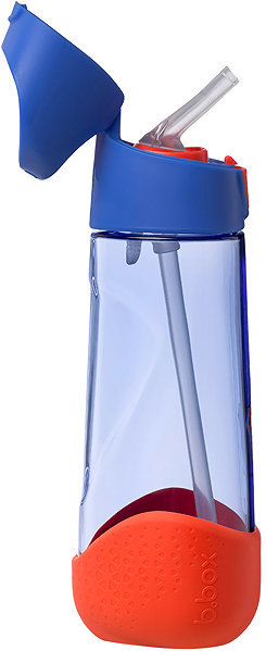 Detská fľaša na pitie b.box Fľaša na pitie so slamkou 600 ml Superman ...