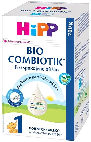 Dojčenské mlieko HiPP 1 BIO Combiotik 4× 700 g Screen
