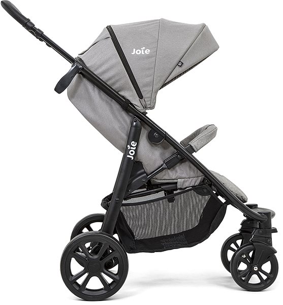 Baby Buggy JOIE Litetrax 4 DLX Grey Flannel Lateral view