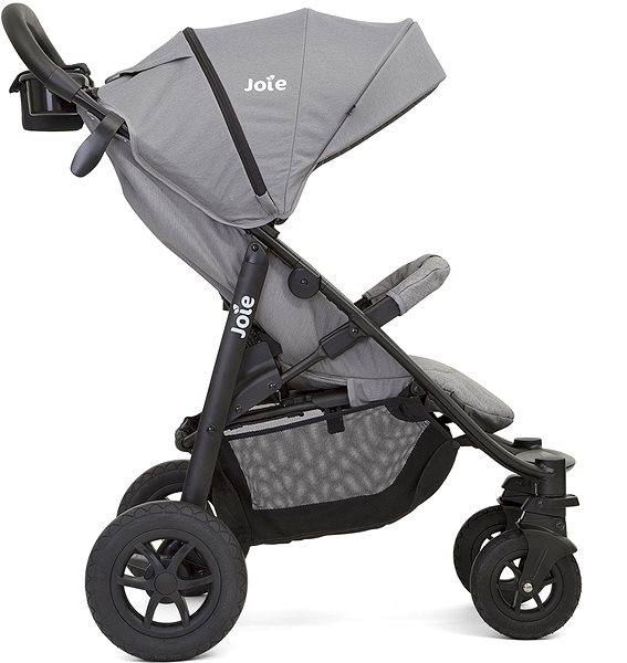Baby Buggy JOIE Litetrax 4 S Grey Flannel Lateral view