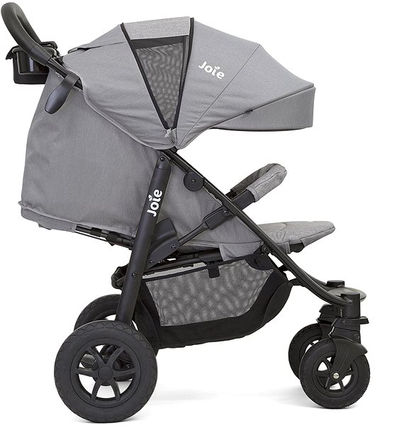 Baby Buggy JOIE Litetrax 4 S Grey Flannel Lateral view