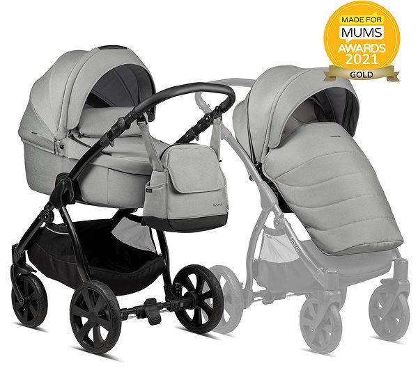 Baby Buggy NOORDI Fjordi 2022 2-in-1 Grey Features/technology