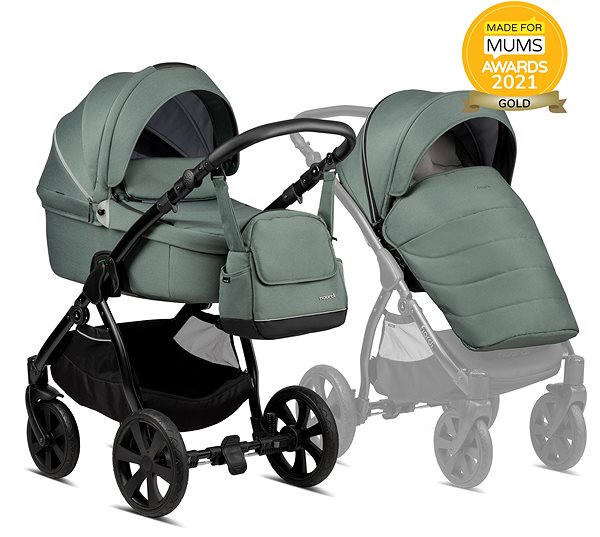 Baby Buggy NOORDI Fjordi 2022 2-in-1 Fern Features/technology