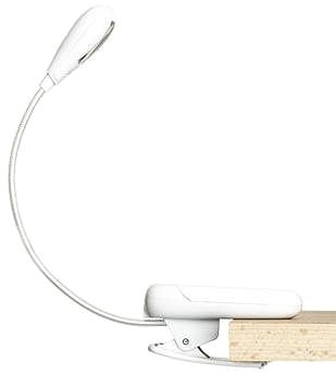 Nočné svetlo REER Lampička biela LED nočné s klipsou Lifestyle