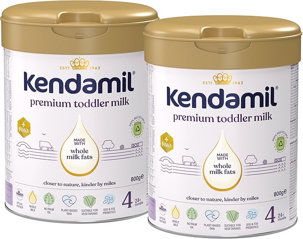 Bébitápszer Kendamil Premium 4 HMO+ (2×800 g) ...