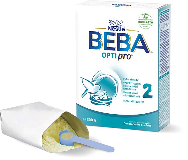 Dojčenské mlieko BEBA OPTIPRO 2 pokračovacie dojčenské mlieko, 4× 500 g ...