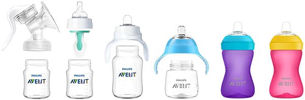 Etetőcumi Philips AVENT Anti-Colic, közepes átfolyású, 3m+, 2 db ...
