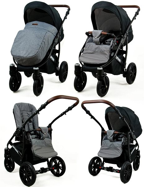 Baby Buggy RAF-POL 2-in-1 Optimal Light Pink Features/technology