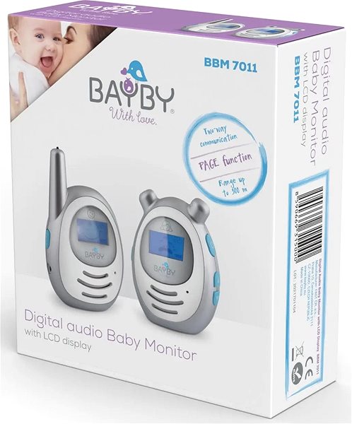 Dětská chůvička BAYBY BBM 7011 Digitál audio chůva s LCD Obal/krabička