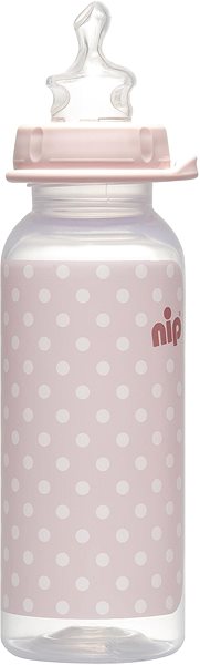 Dojčenská fľaša NIP Fľaša PP Trendy, silikón-M, 250 ml, dievča Screen