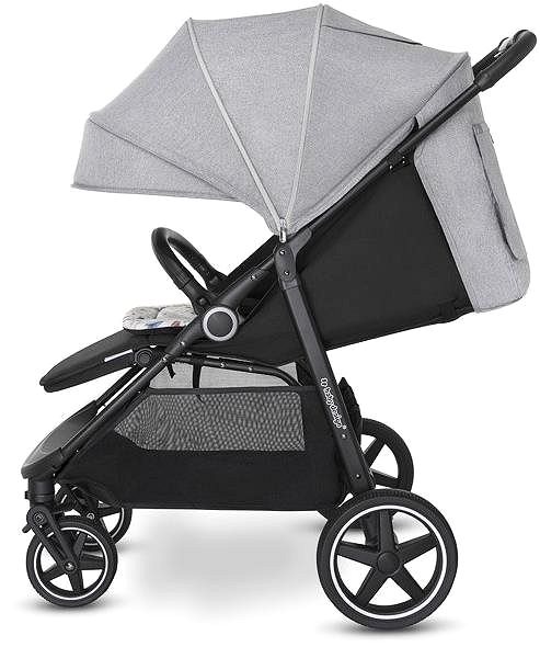 Baby Buggy BABY DESIGN Coco 07 Grey Lateral view