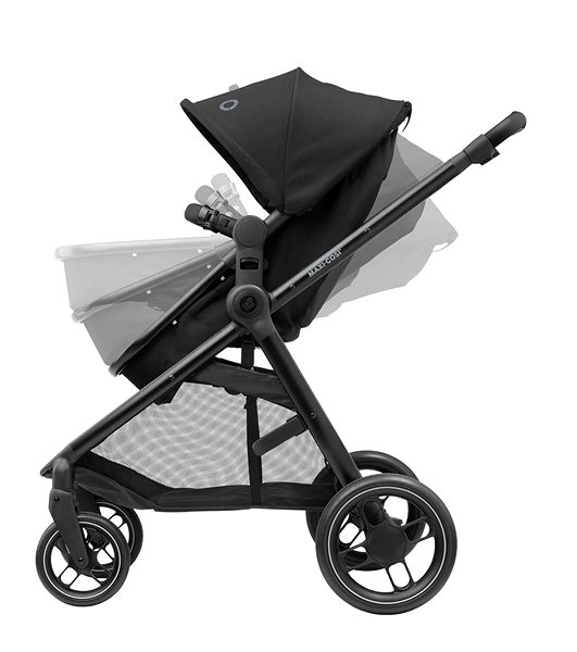 Baby Buggy Maxi-Cosi Zelia 3 Essential, Black Features/technology