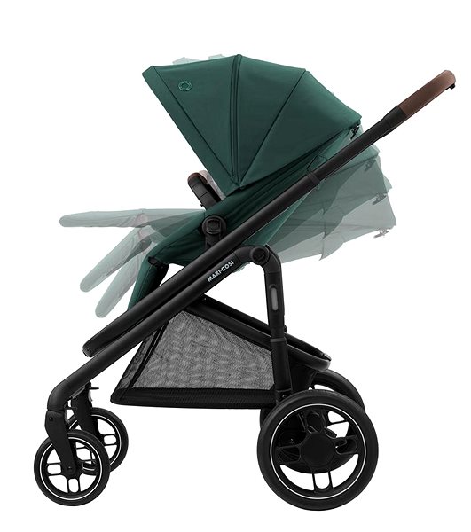 Baby Buggy Maxi-Cosi Plaza+ 2-in-1 Essential, Green Features/technology