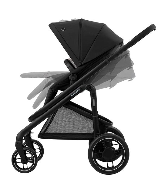 Baby Buggy Maxi-Cosi Plaza+ 2-in-1 Essential, Black Features/technology