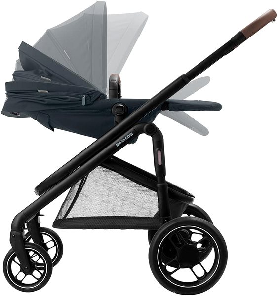 Baby Buggy Maxi-Cosi Plaza+ 2-in-1 Essential, Graphite Features/technology