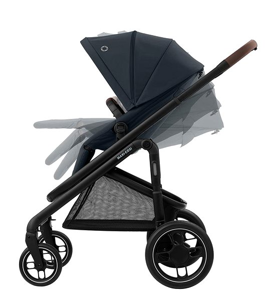 Baby Buggy Maxi-Cosi Plaza+ 2-in-1 Essential, Graphite Features/technology